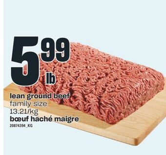 Independent Grocer Lean ground beef offer
