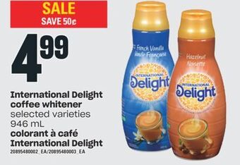 Independent Grocer International delight coffee whitener, 946 ml offer