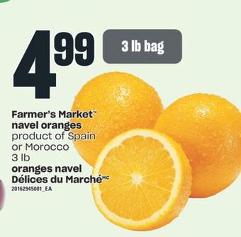 Independent Grocer Farmer's market™ navel oranges, 3 lb offer
