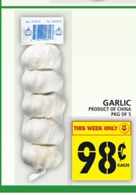 Food Basics Garlic offer