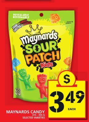 Food Basics Maynards candy offer