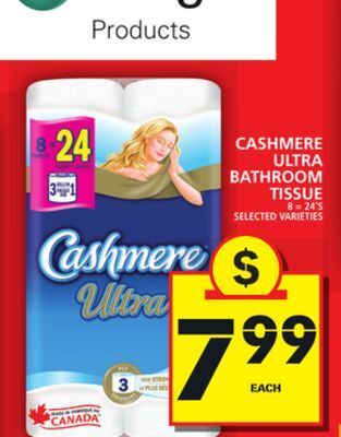 Food Basics Cashmere ultra bathroom tissue offer