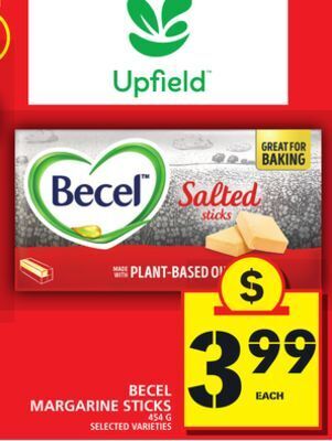 Food Basics Becel margarine sticks offer