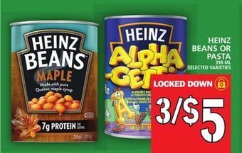 Food Basics Heinz beans or pasta offer