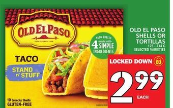 Food Basics Old el paso shells or tortillas offer