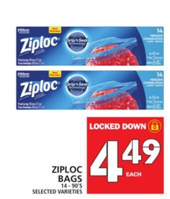 Food Basics Ziploc bags offer