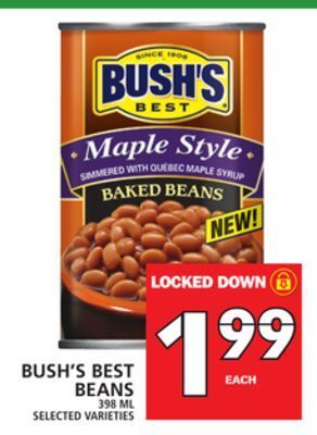 Food Basics Bush's best beans offer