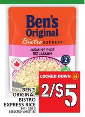 Food Basics Ben's original bistro  express rice offer