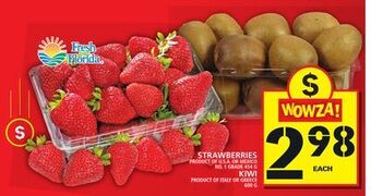 Food Basics Strawberries or kiwi offer