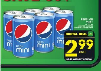 Food Basics Pepsi or 7up* offer