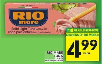 Food Basics Rio mare tuna offer