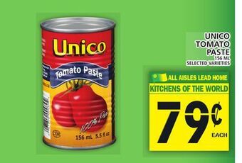 Food Basics Unico tomato paste offer
