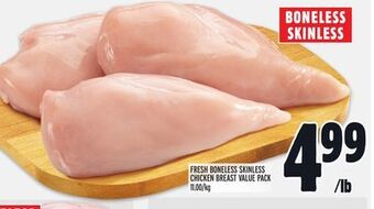 Metro Fresh boneless skinless chicken breast value pack offer