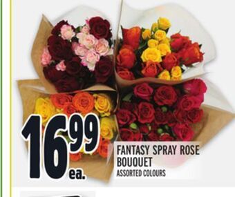 Metro Fantasy spray rose bouquet offer