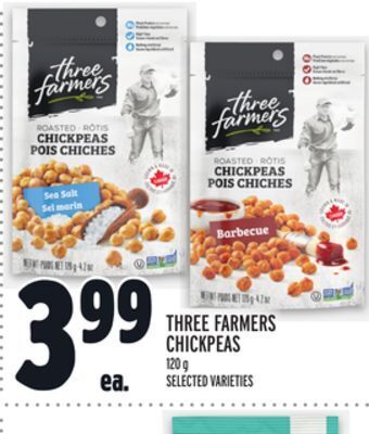 Metro Three farmers chickpeas offer