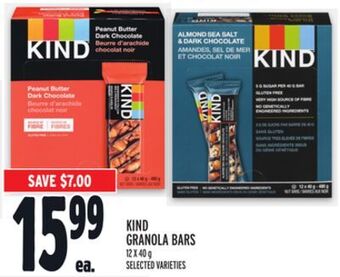 Metro Kind granola bars offer