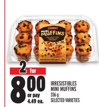 Metro Irresistibles mini muffins offer