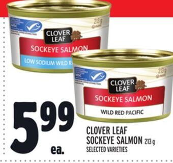 Metro Clover leaf sockeye salmon offer