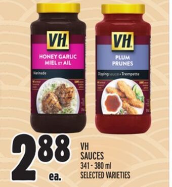 Metro Vh sauces offer