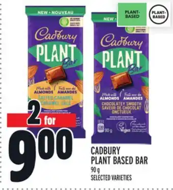 Metro Cadbury plant based bar offer