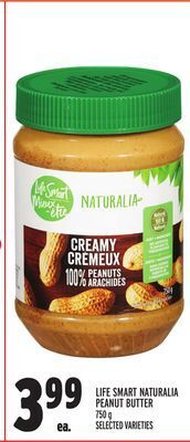 Metro Life smart naturalia peanut butter offer