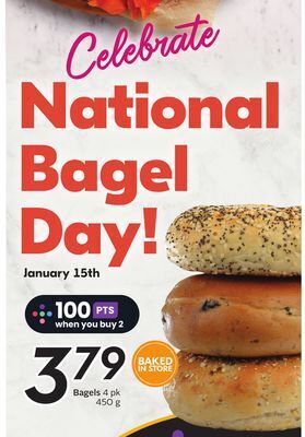 Sobeys Bagels offer