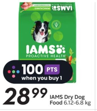 Sobeys Iams dry dog food offer