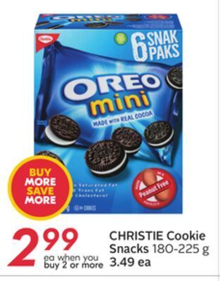 Sobeys Christie cookie snacks offer