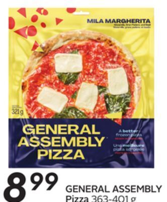 Sobeys General assembly pizza offer