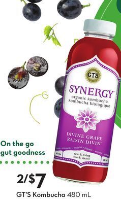 Sobeys Gt's kombucha offer