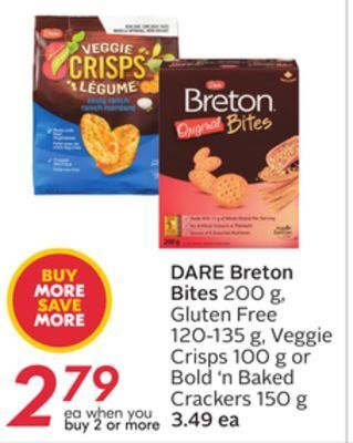 Sobeys Dare breton bites offer