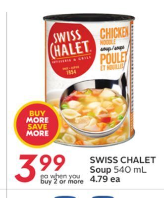 Sobeys Swiss chalet soup offer