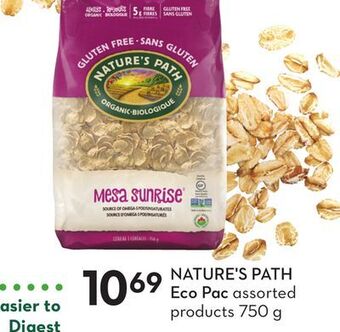 Sobeys Nature's path eco pac offer