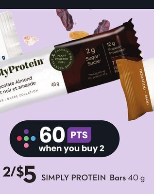 Sobeys Simply protein bars offer