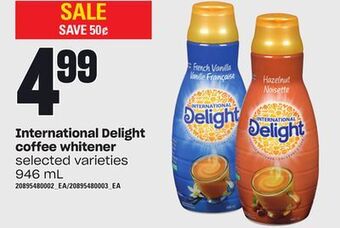 Loblaws International delight coffee whitener, 946 ml offer