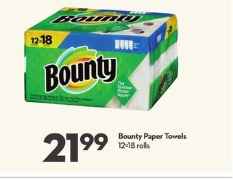 Longo's Bounty paper towels offer