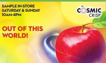 Longo's Fresh cosmic crisp apples offer
