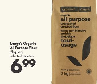 Longo's Longo's organic all purpose flour offer