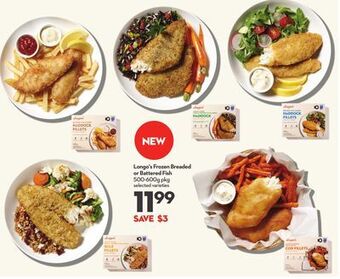 Longo's Longo's frozen breaded or battered fish offer