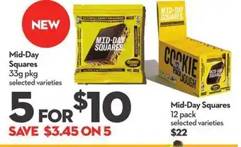 Longo's Mid-day squares mid-day squares offer