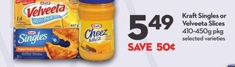 Longo's Kraft singles or velveeta slices offer