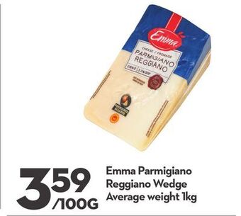 Longo's Emma parmigiano reggiano wedge offer