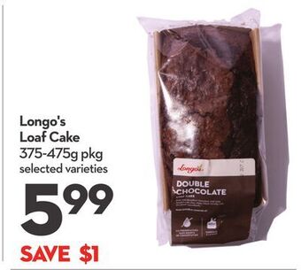 Longo's Longo's loaf cake offer