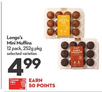 Longo's Longo's mini muffins offer