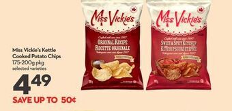 Longo's Miss vickie's kettle cooked potato chips offer