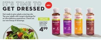 Longo's Longo's organic salad dressings offer