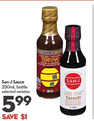 Longo's San-j sauce offer