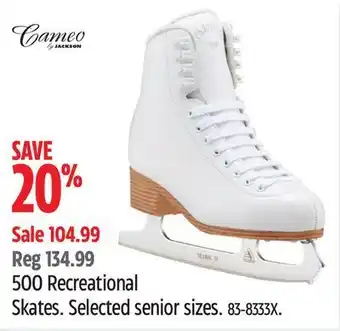 Canadian Tire Cameo 500 recreational skates offer