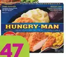 Giant Tiger Hungy-man frozen entrees offer