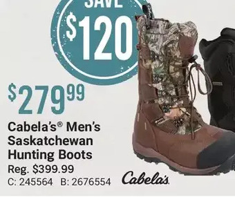 Cabela's Cabela's men's saskatchewan hunting boots offer